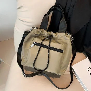Модни дамски чанти през рамо, нови висококачествени ежедневни Универсални Прости дизайнерски младежки дамски чанти през рамо, безплатна доставка