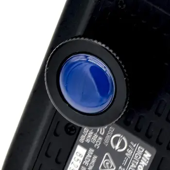 Кръгла быстроразъемная плоча от мини-алуминиева сплав за фотоапарати, епендорф Compact Action, синя/червена быстроразъемная табела система
