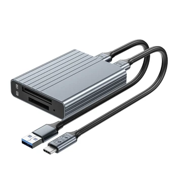 Четец на карти памет, USB cfexpressstype A/B USB 3.1 10 gbps с адаптер CFAdapter за достъп до бележника
